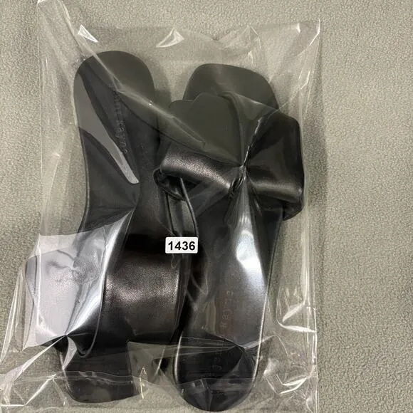Jenni Kayne Dani Slide Sandals Size 40 Black Women’s Spring Vacation Sandalias