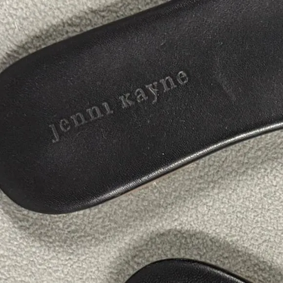 Jenni Kayne Dani Slide Sandals Size 40 Black Women’s Spring Vacation Sandalias