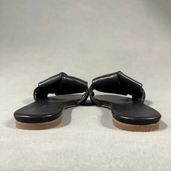 Jenni Kayne Dani Slide Sandals Size 40 Black Women’s Spring Vacation Sandalias