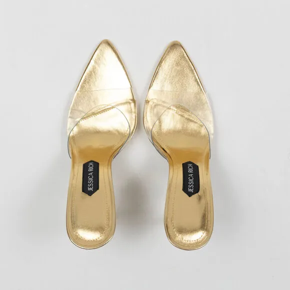 Jessica Rich Racy Sandals Defect (scratch on the sole) Gold Size 41 240262