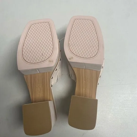 JESSICA SIMPSON JS-Charlete Platform Sandals 9M Cream No Box New With Defect