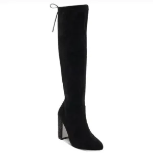 JEWEL BADGLEY MISCHKA Black Rory Evening Tall Boots Sz 6.5