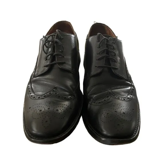 Johnston &amp; Murphy Crown Aristocraft Black Dress Shoes size 12