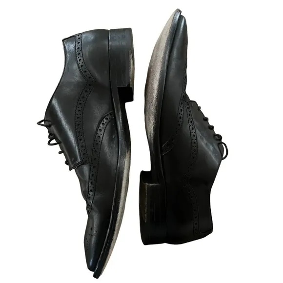 Johnston &amp; Murphy Crown Aristocraft Black Dress Shoes size 12