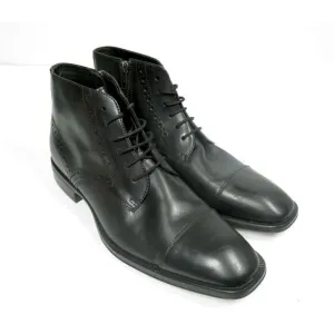 Johnston &amp; Murphy XC Flex Connelly Chukka Boots Brogue Cap Toe Laces Men 8 EUC