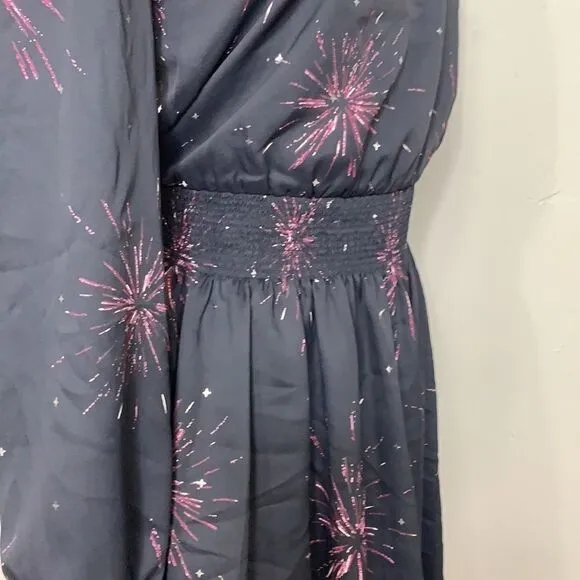 Joie black fireworks dress. Oversized. NWT