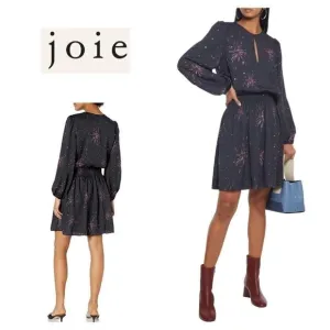 Joie black fireworks dress. Oversized. NWT