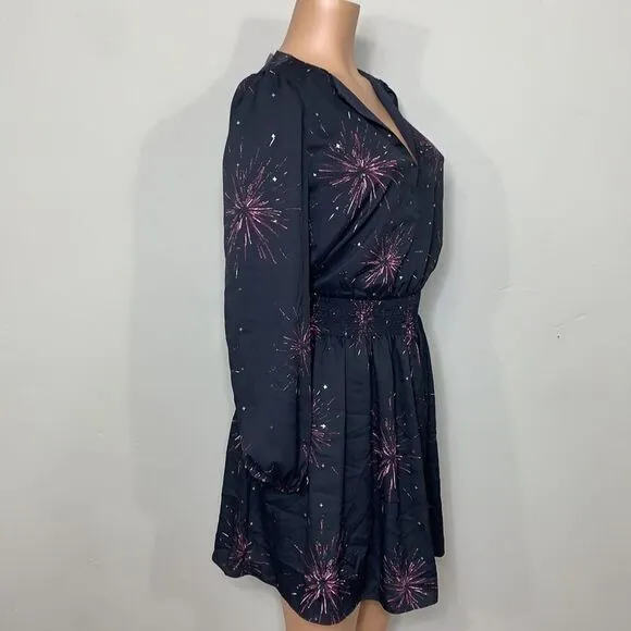 Joie black fireworks dress. Oversized. NWT