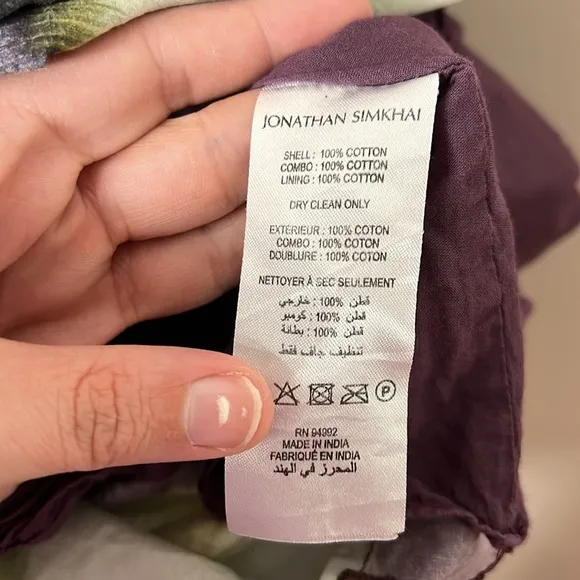 Jonathan Simkhai Collene Midi Dress Size Medium