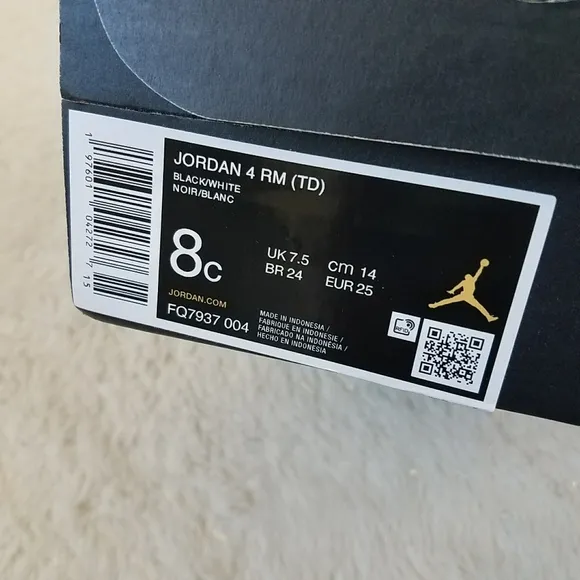 Jordan 4 RM Baby/Toddler Shoes
