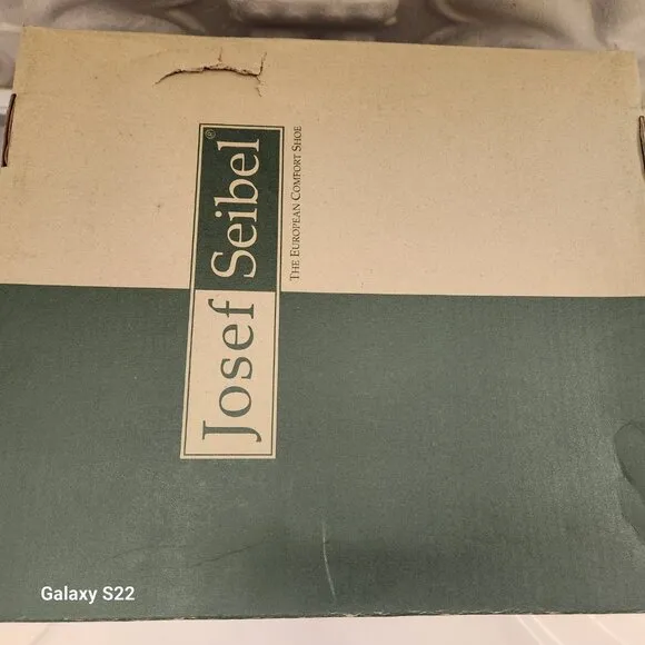 JOSEF SEIBEL Bonnie 09 Leather Peep-Toe Bootie Sandals. NIB. EU 37/US 6-6.5