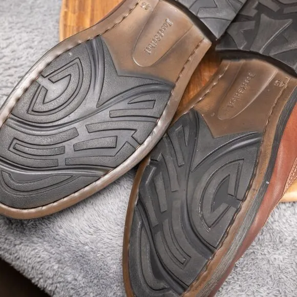 Josef Seibel Mens Sz EU 45 US 11 Brown Leather Slip On Casual Loafer
