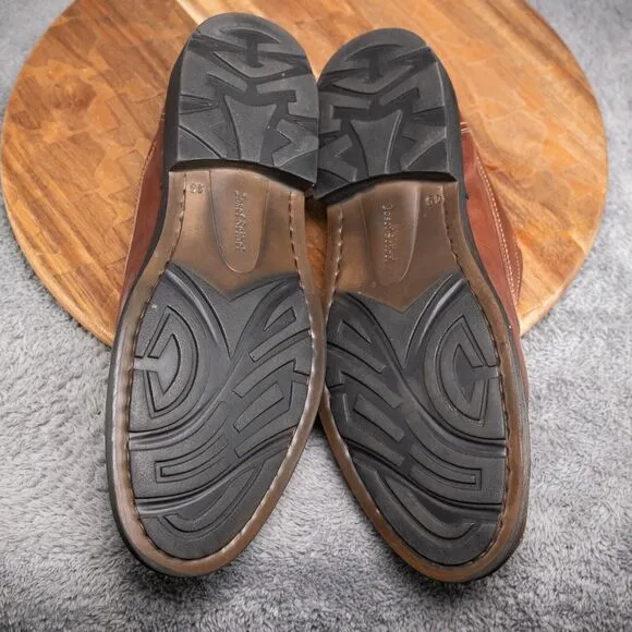 Josef Seibel Mens Sz EU 45 US 11 Brown Leather Slip On Casual Loafer