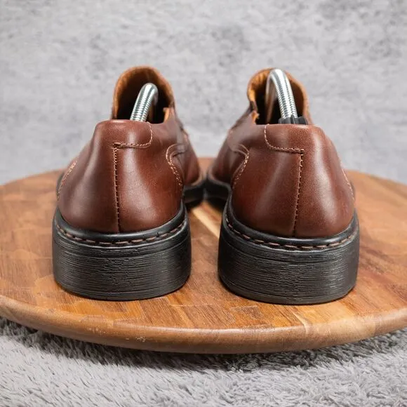Josef Seibel Mens Sz EU 45 US 11 Brown Leather Slip On Casual Loafer