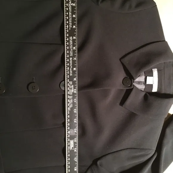 𝅺josephine CHAUS Career BLAZER/JACKET, Black, Pre-owned, Women’s Size 8