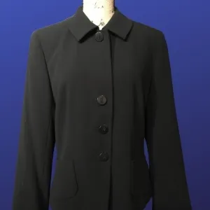 𝅺josephine CHAUS Career BLAZER/JACKET, Black, Pre-owned, Women’s Size 8