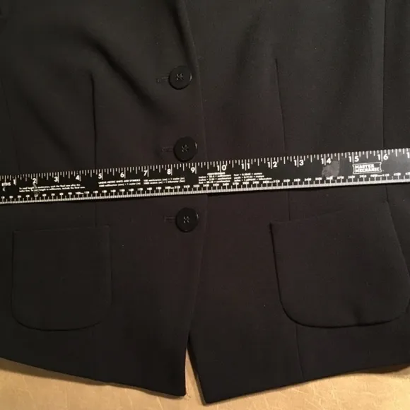 𝅺josephine CHAUS Career BLAZER/JACKET, Black, Pre-owned, Women’s Size 8
