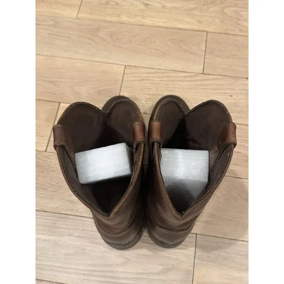 Justin Work Boots Mens Size 11.5 EE Brown Waterproof Pull On 4457 Soft Toe USA