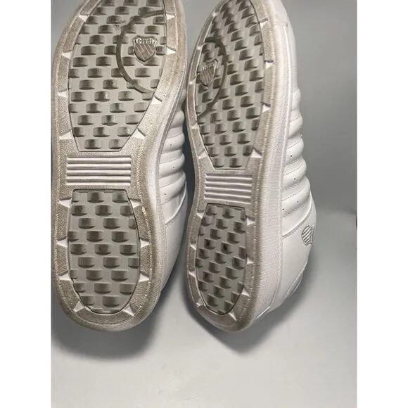 K-Swiss‎ Urmston Mens Low Shoes Size 9 M White Light Grey