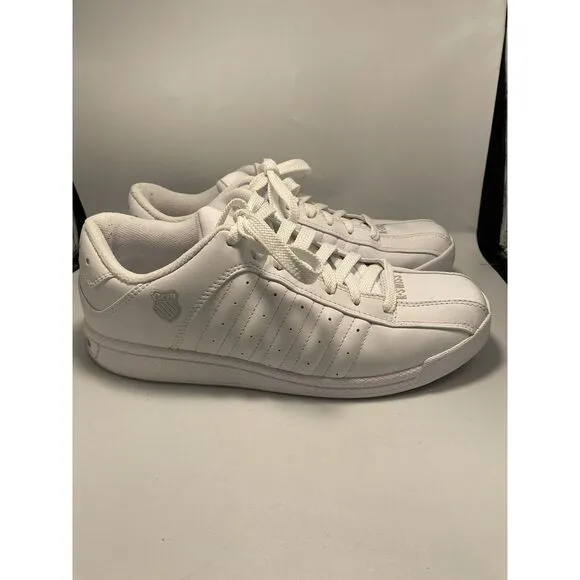 K-Swiss‎ Urmston Mens Low Shoes Size 9 M White Light Grey