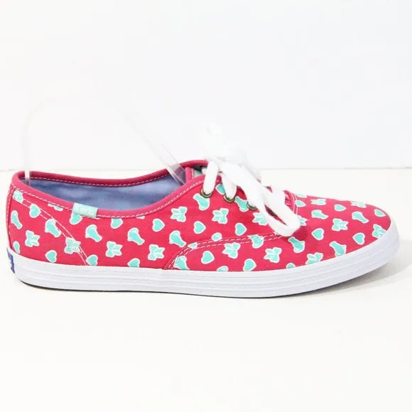 Keds x Taylor Swift Sneakers NEW sz 8.5 Women Shoes Cat Hearts Pink