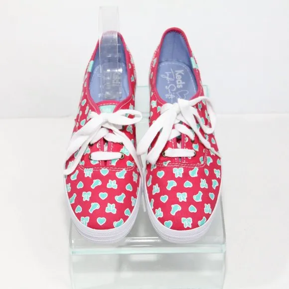 Keds x Taylor Swift Sneakers NEW sz 8.5 Women Shoes Cat Hearts Pink