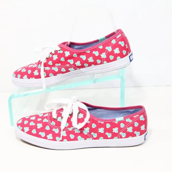 Keds x Taylor Swift Sneakers NEW sz 8.5 Women Shoes Cat Hearts Pink