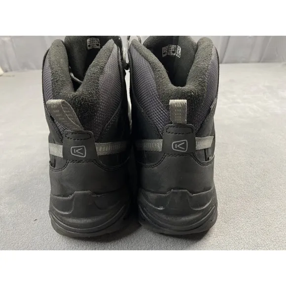 Keen Boots Mens 15 Black Circadia Hiking Mid Polar Black Grey Insulated