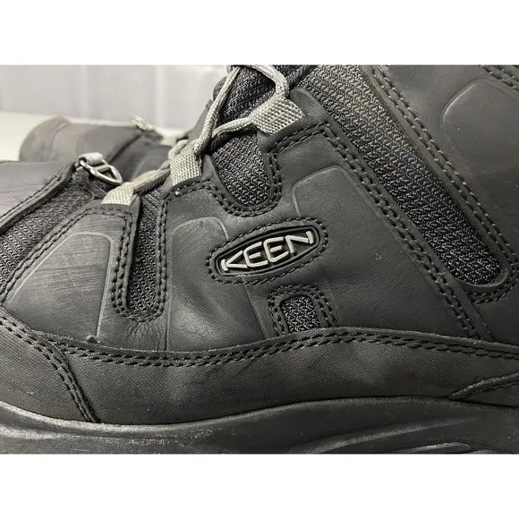 Keen Boots Mens 15 Black Circadia Hiking Mid Polar Black Grey Insulated