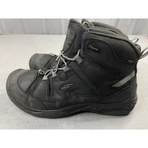 Keen Boots Mens 15 Black Circadia Hiking Mid Polar Black Grey Insulated