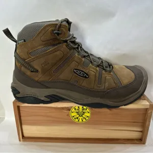 Keen Circadia Mid Waterproof Bison/Brindle Hiking Boots 1026769 Men’s Size 11.5