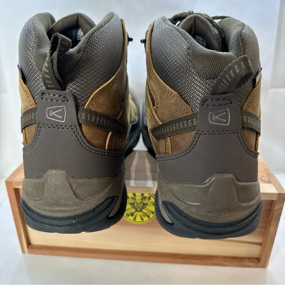 Keen Circadia Mid Waterproof Bison/Brindle Hiking Boots 1026769 Men’s Size 11.5