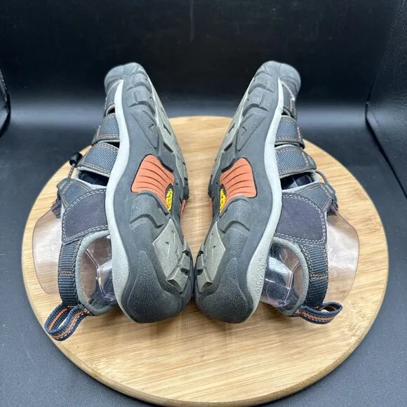 Keen Newport H2 Mens Size 7.5 Sandals Gray Water Shoes Hiking Slip On 1001931