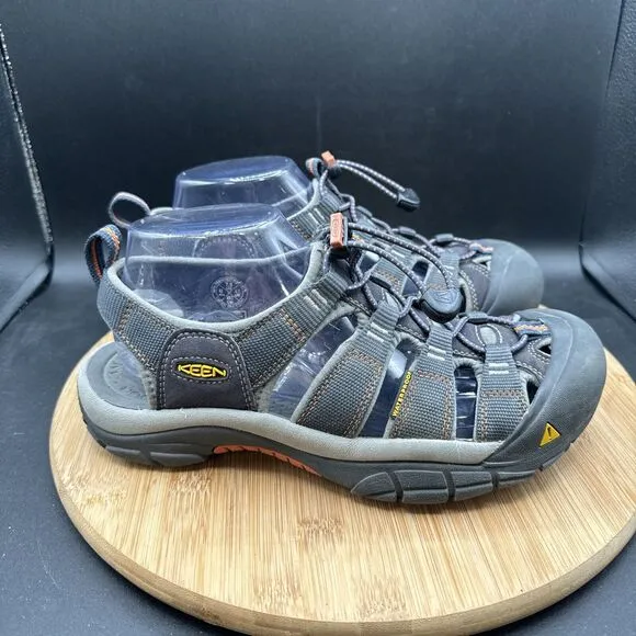 Keen Newport H2 Mens Size 7.5 Sandals Gray Water Shoes Hiking Slip On 1001931