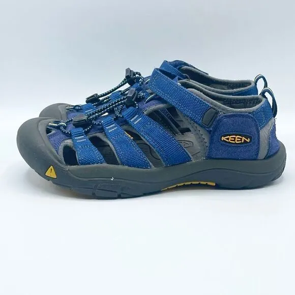 KEEN Newport II blue hook loop slip on hiking sandals - Big Kid 5