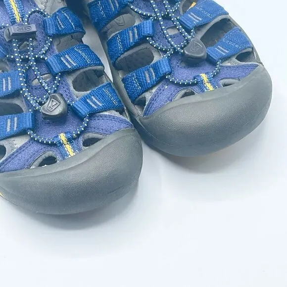 KEEN Newport II blue hook loop slip on hiking sandals - Big Kid 5