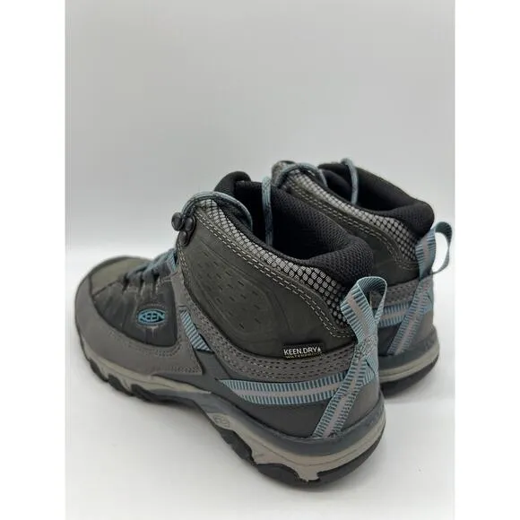 Keen Targhee III Mid Waterproof Hiking Boots Magnet Atlantic Blue Women's Sz 8📦