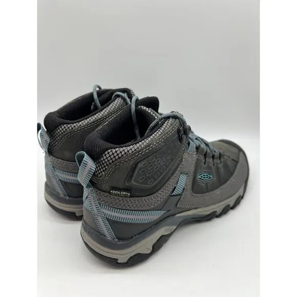 Keen Targhee III Mid Waterproof Hiking Boots Magnet Atlantic Blue Women's Sz 8📦