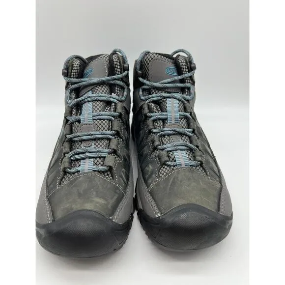 Keen Targhee III Mid Waterproof Hiking Boots Magnet Atlantic Blue Women's Sz 8📦