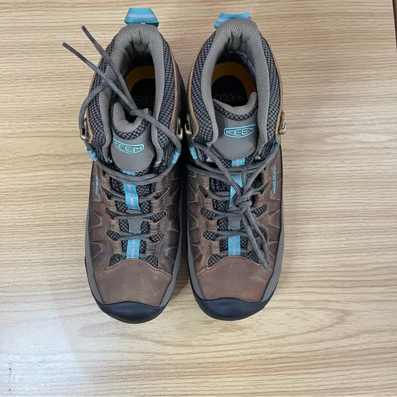 🥾🆕KEEN Targhee III Mid WP Hiking Boots 9.5 Women’s Toasted Coconut/Porcelain