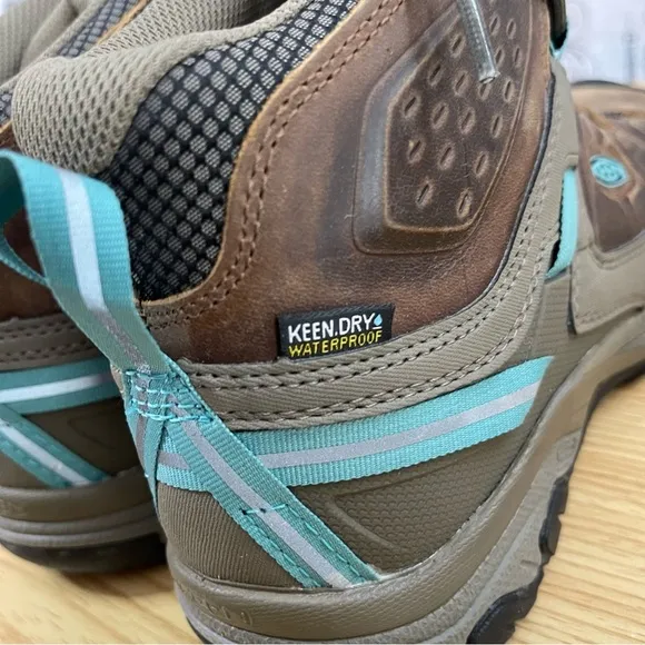 🥾🆕KEEN Targhee III Mid WP Hiking Boots 9.5 Women’s Toasted Coconut/Porcelain