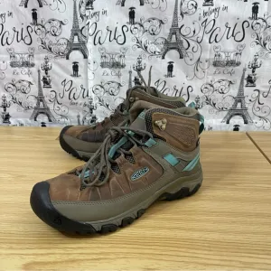 🥾🆕KEEN Targhee III Mid WP Hiking Boots 9.5 Women’s Toasted Coconut/Porcelain