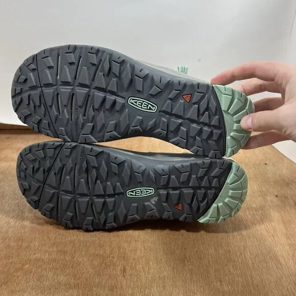 KEEN Terradora II Women Size 10.5 Toe Post Sandal Light Gray/Ocean