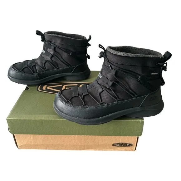 Keen Uneek SNK Chukka II Waterproof Boot Women’s Size 8.5 Black