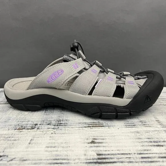 KEEN Women's Sz 9 Newport Closed Toe Slip on Sandals Drizzle/English Lavender