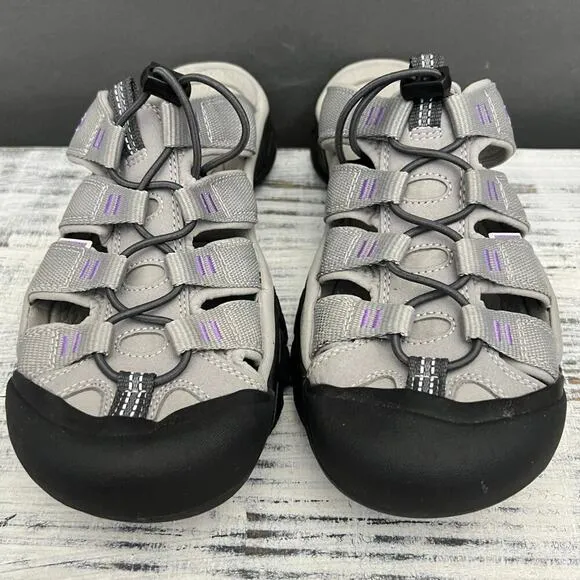 KEEN Women's Sz 9 Newport Closed Toe Slip on Sandals Drizzle/English Lavender