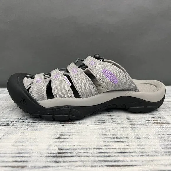 KEEN Women's Sz 9 Newport Closed Toe Slip on Sandals Drizzle/English Lavender