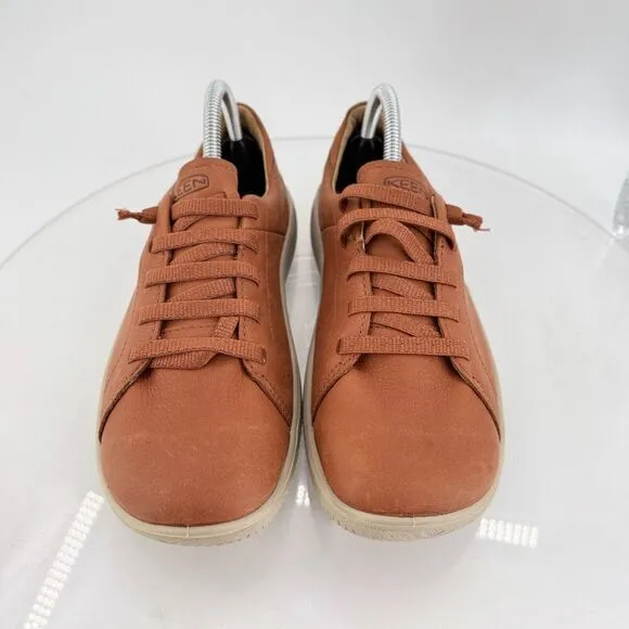 Keen KNX Lightweight  Shoes Mens 8.5 Brown Leather Lace Up Low Top Sneakers