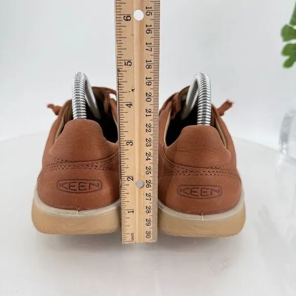 Keen KNX Lightweight  Shoes Mens 8.5 Brown Leather Lace Up Low Top Sneakers