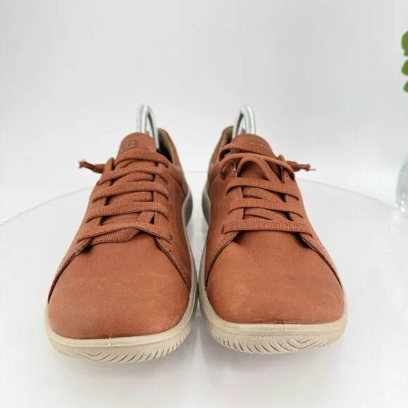 Keen KNX Lightweight  Shoes Mens 8.5 Brown Leather Lace Up Low Top Sneakers